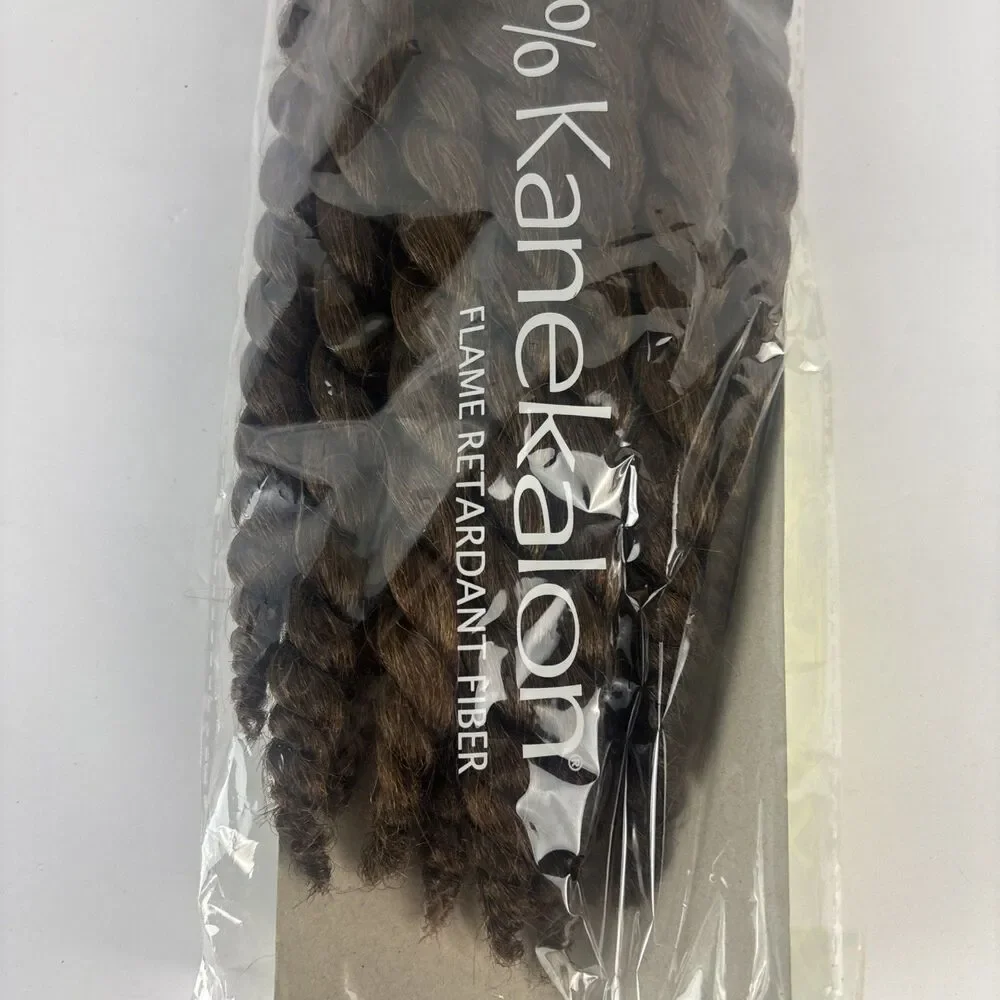 Sepia Queen Cayman Twist Braid 100% Kanekalon Color M 4/30 Dark brown Extension